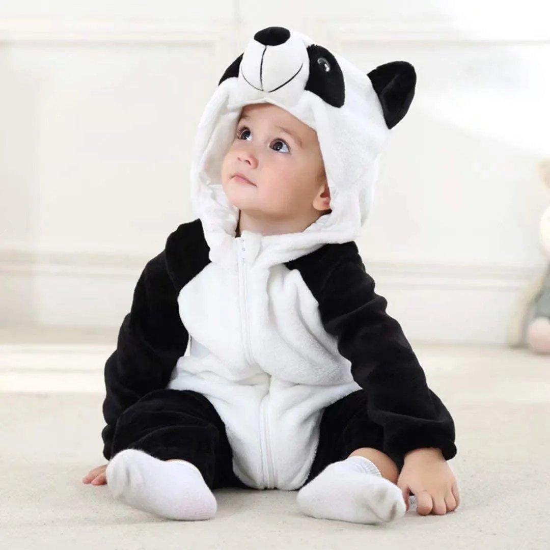 "Cute and Adorable Baby Animal Onesie Costumes for Unisex Halloween Dress-up!"