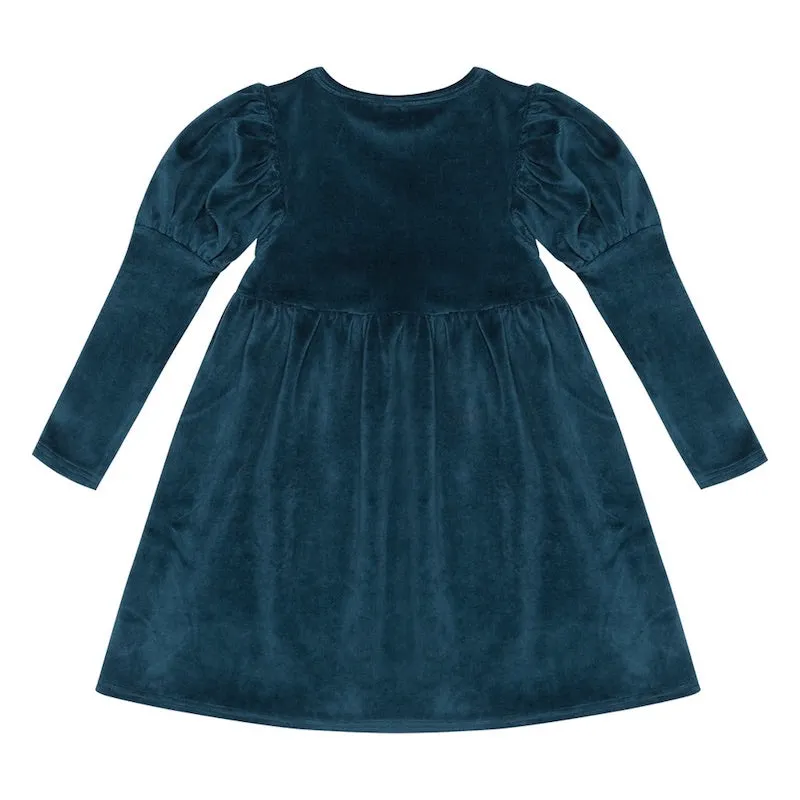 Rock Your Kid Blue Corduroy Dress