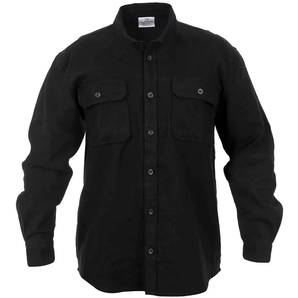 Rothco Mens Heavyweight Flannel Shirt