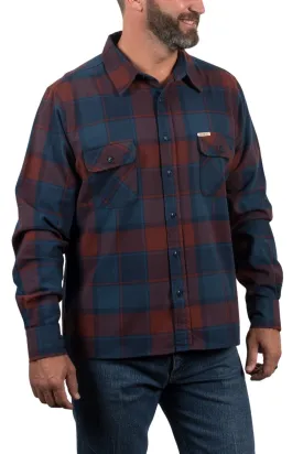 Sendero Provisions Durango Flannel in San Juan Blue