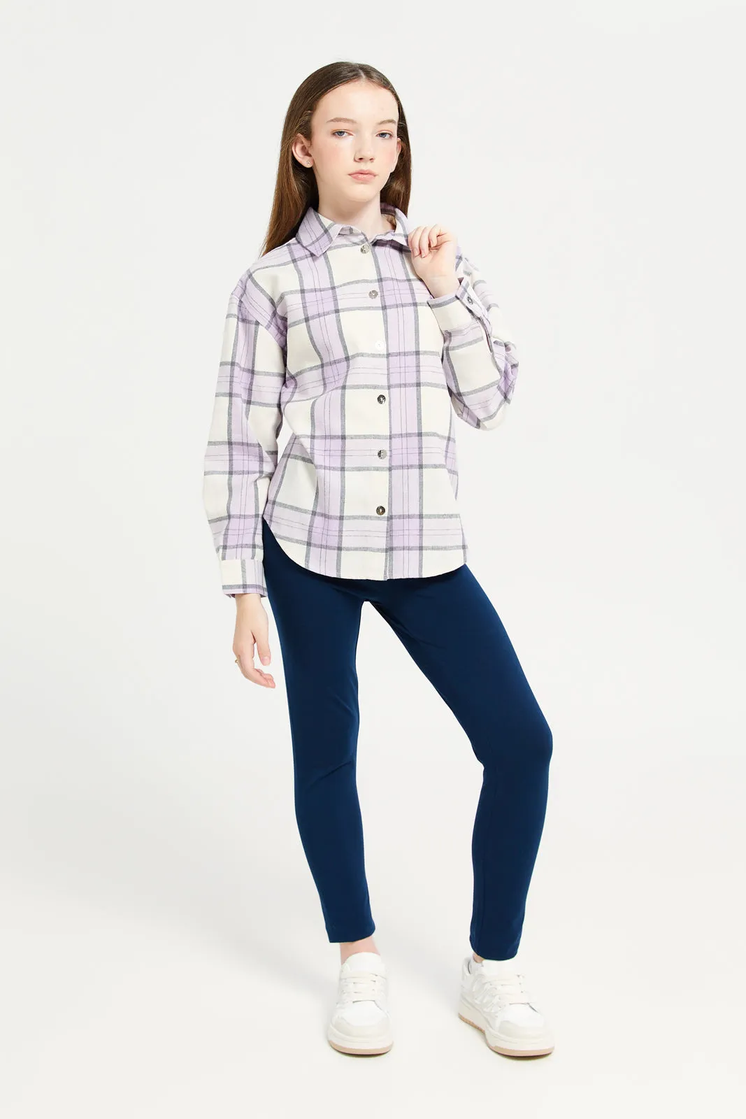 Senior Girls Assorted Checkered Shirt