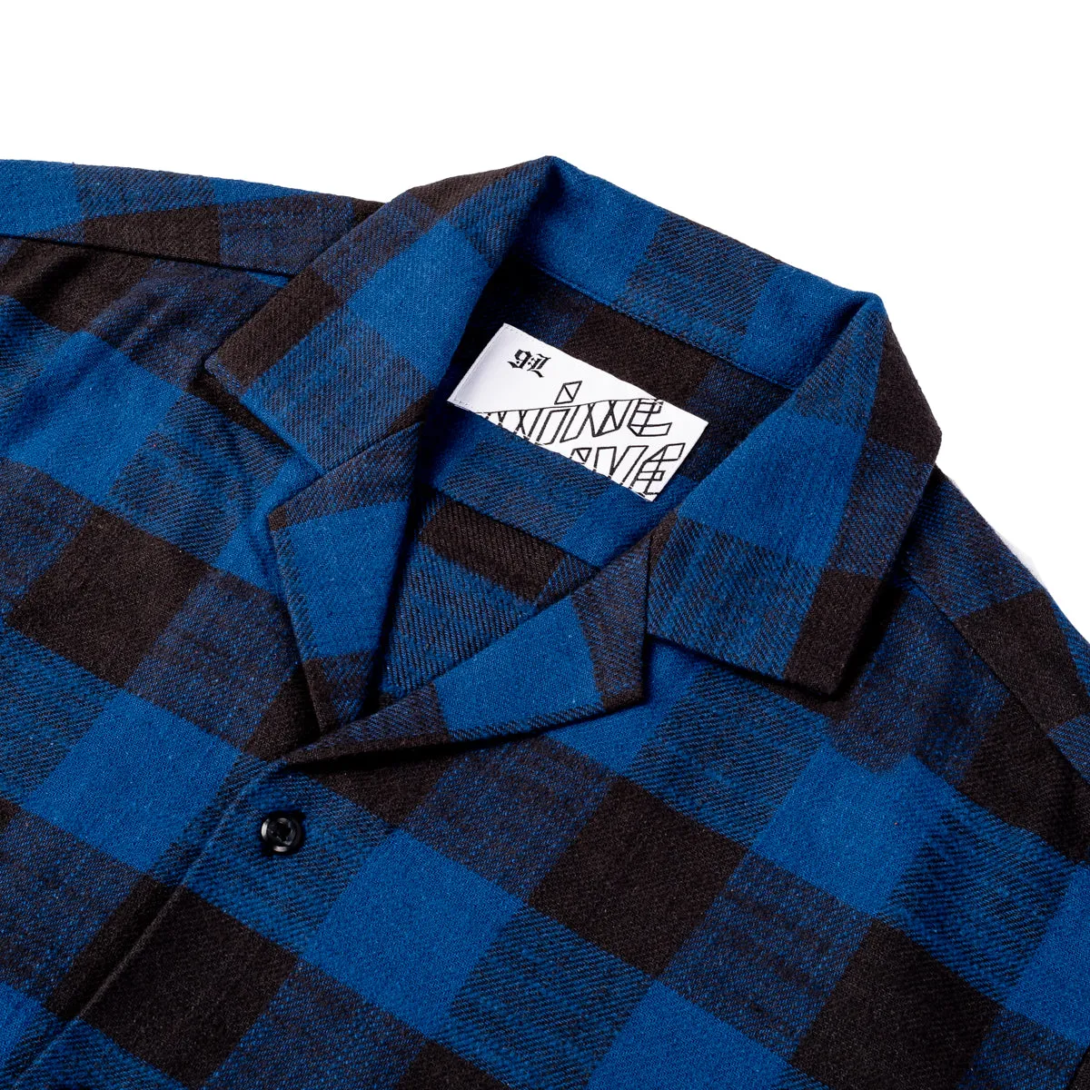 The 405 in Flannel (Short Sleeve) - Blue/Black