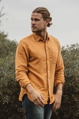 The Ripper Double Gauze Organic Cotton Shirt - Orange