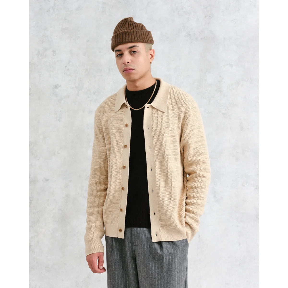 Tristan L/S Shirt | Sand