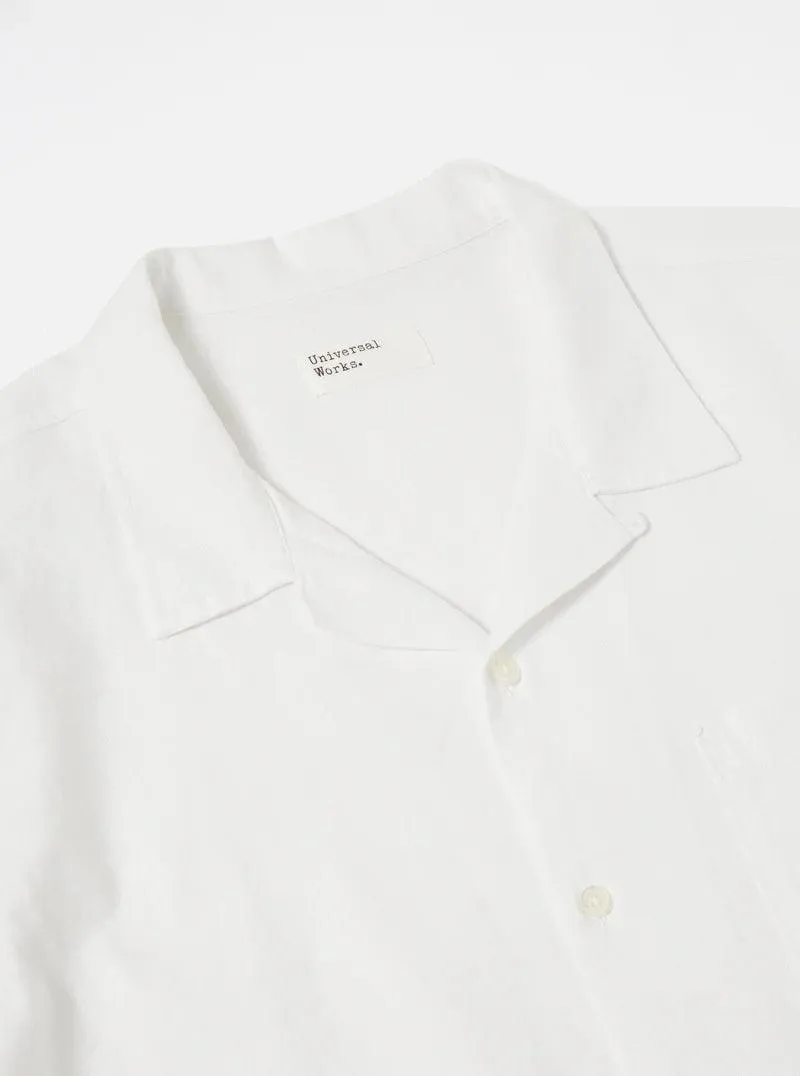 Universal Works - Road Shirt In Ecru Oxford Cotton