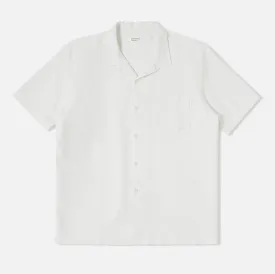 Universal Works - Road Shirt In Ecru Oxford Cotton