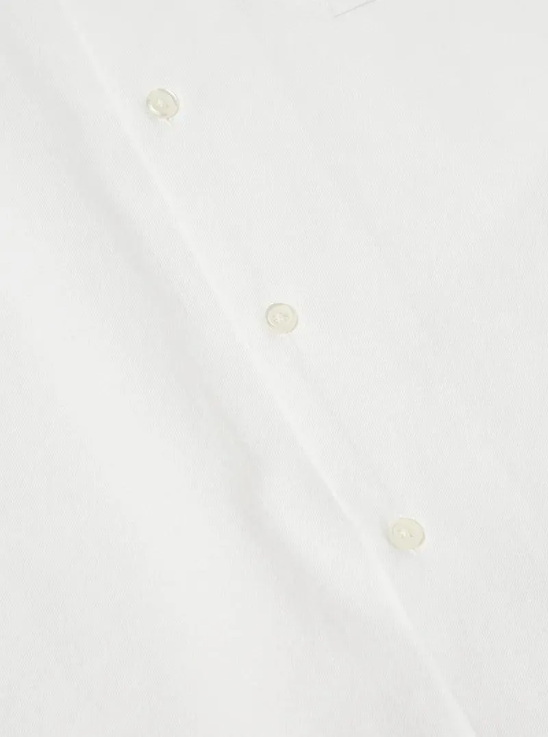 Universal Works - Road Shirt In Ecru Oxford Cotton