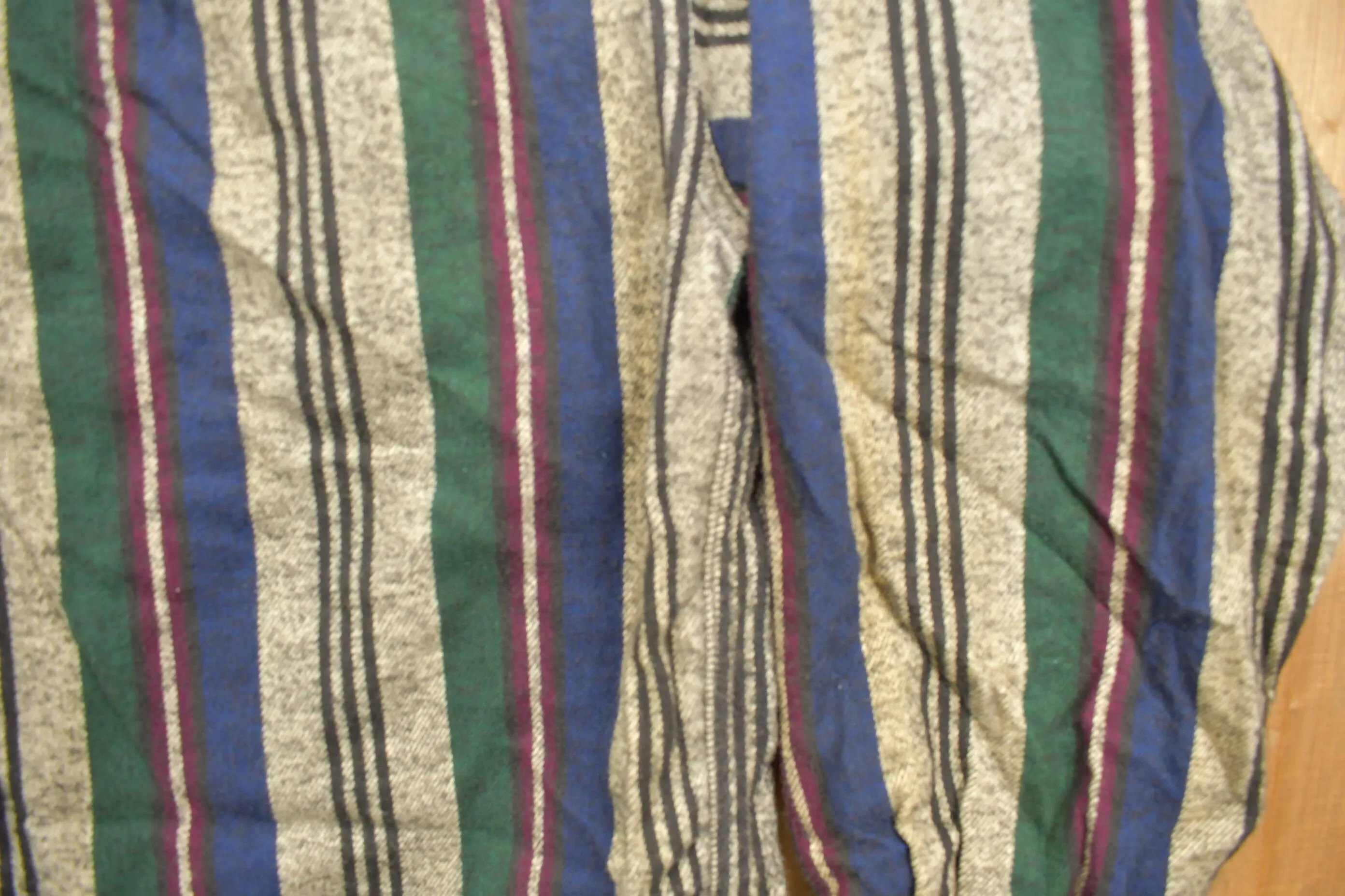 Vintage 1990s Eddie Bauer Striped Flannel Button Up Shirt