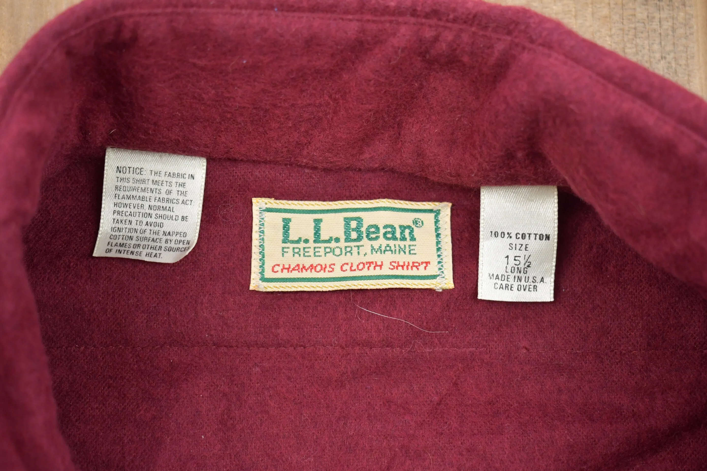 Vintage 1990s L.L Bean Suede Button Up Shirt