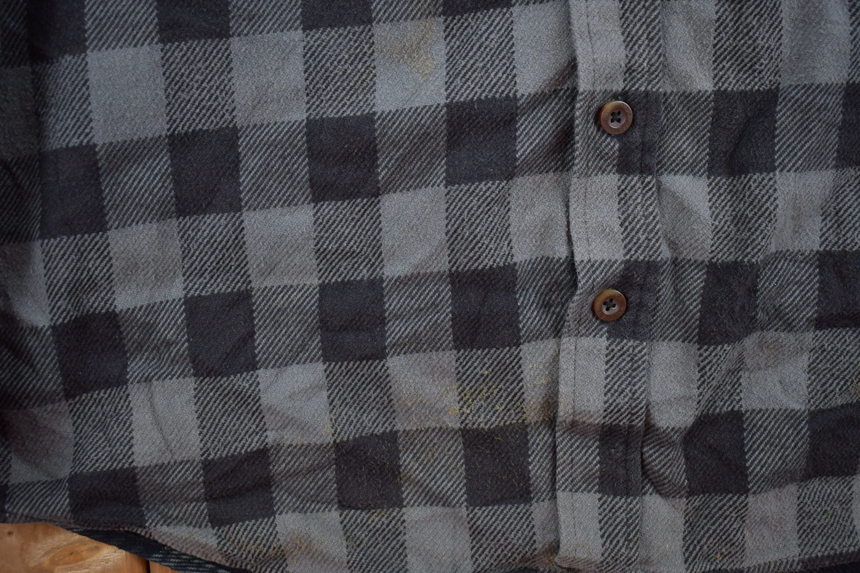 Vintage 1990s Marino Bay Plaid Flannel Button Up Shirt