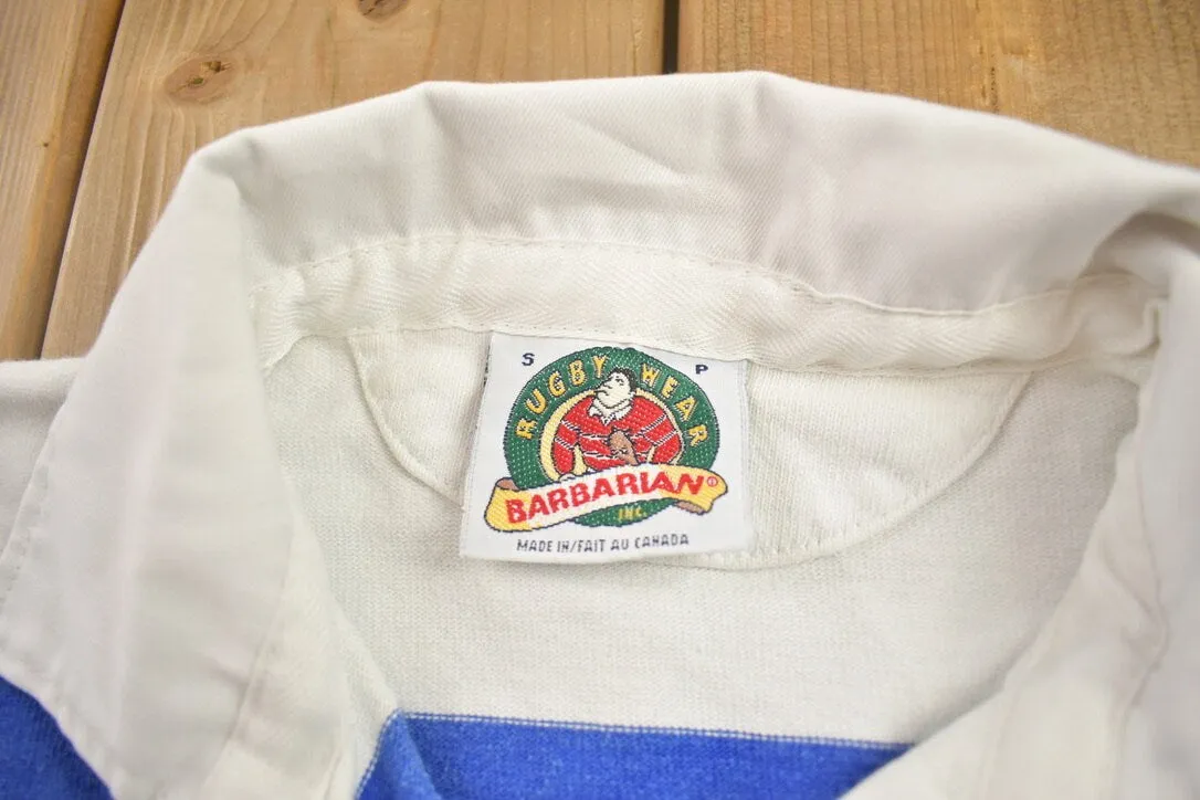 Vintage 1990s Shaker Soccer Striped Button Up Shirt