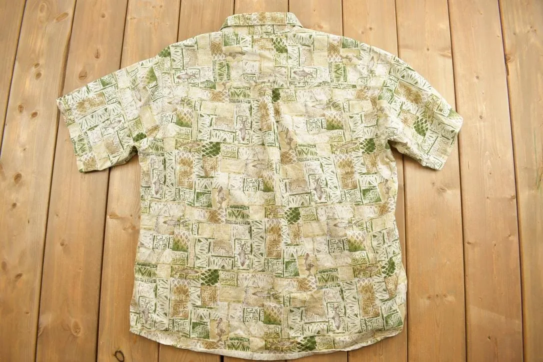 Vintage 1990s Woolrich Button Up T Shirt