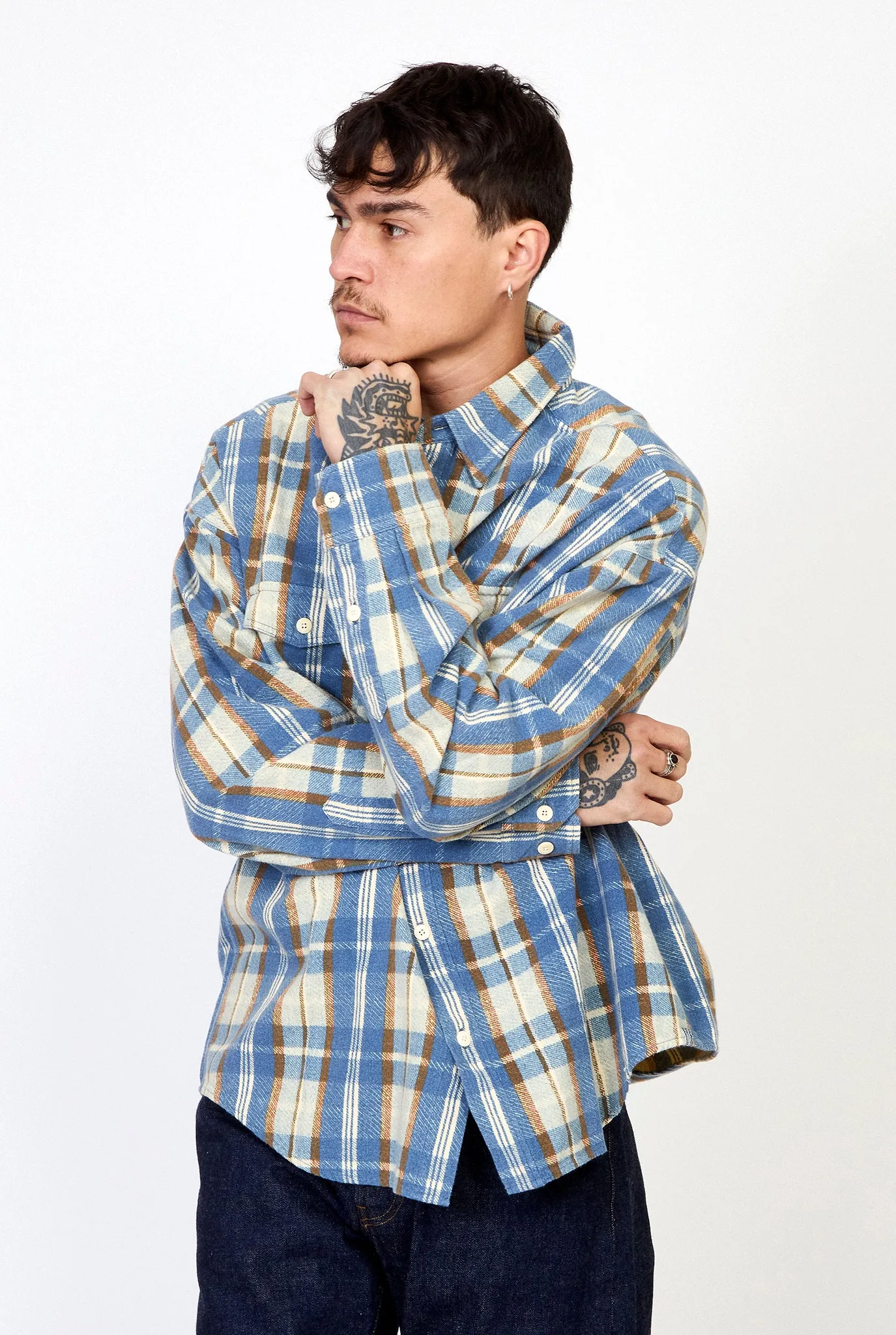 VISVIM Pioneer Khadi Check Shirt L/S